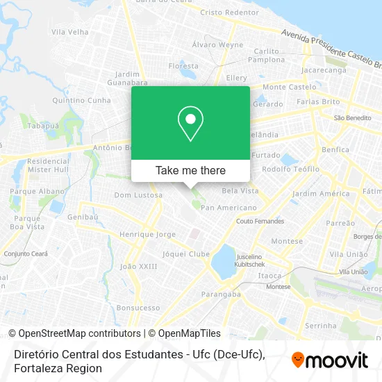 Diretório Central dos Estudantes - Ufc (Dce-Ufc) map