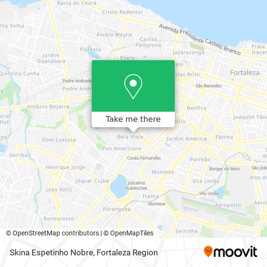 Skina Espetinho Nobre map
