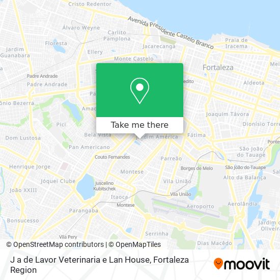 J a de Lavor Veterinaria e Lan House map