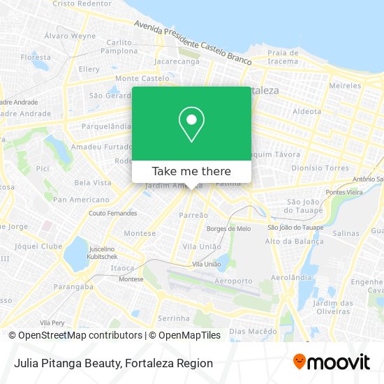 Julia Pitanga Beauty map