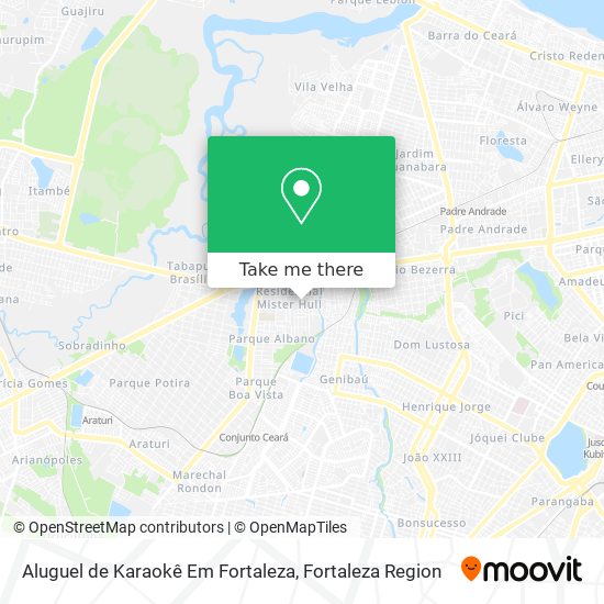 Aluguel de Karaokê Em Fortaleza map