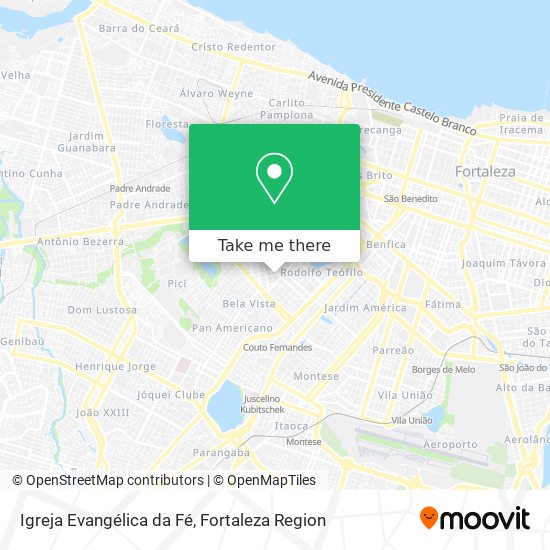 Igreja Evangélica da Fé map