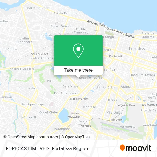 FORECAST IMOVEIS map