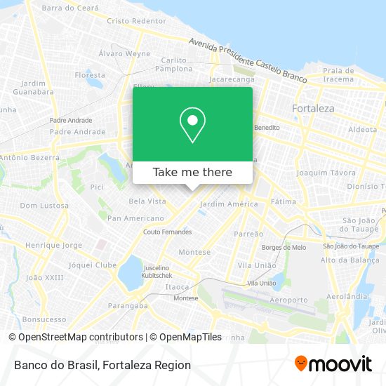 Banco do Brasil map