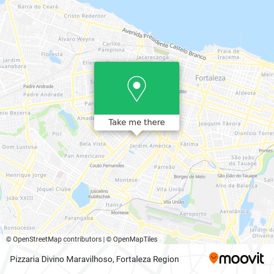 Pizzaria Divino Maravilhoso map