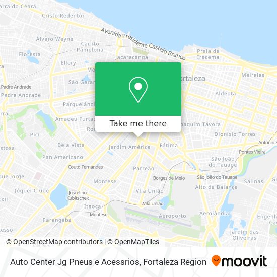 Auto Center Jg Pneus e Acessrios map