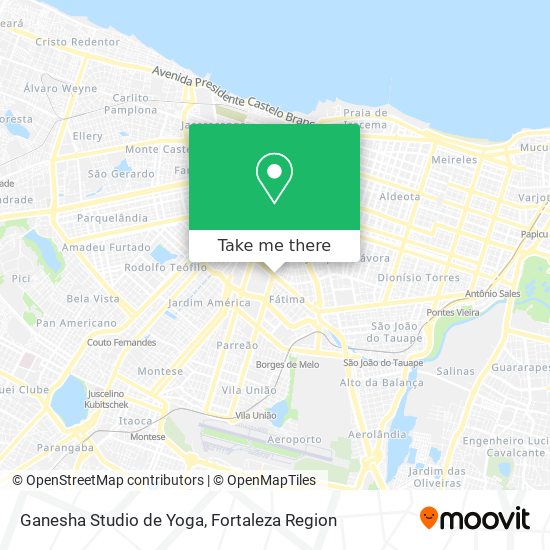Ganesha Studio de Yoga map