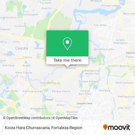 Koiza Hara Churrascaria map
