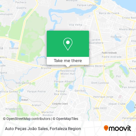 Auto Peças João Sales map