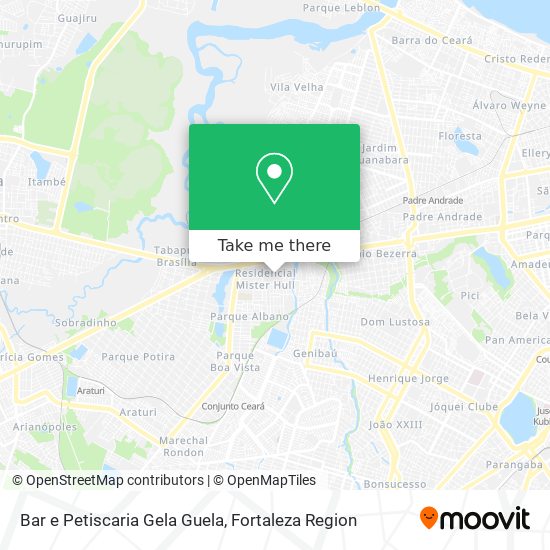 Bar e Petiscaria Gela Guela map