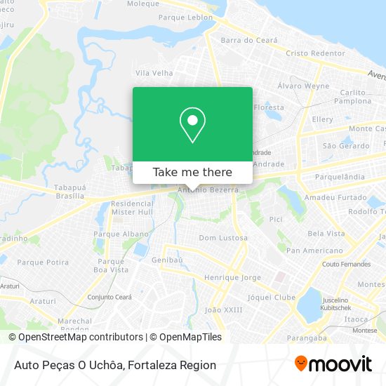 Auto Peças O Uchôa map