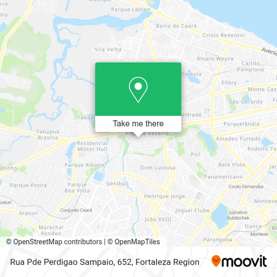 Rua Pde Perdigao Sampaio, 652 map