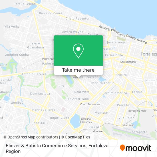 Eliezer & Batista Comercio e Servicos map