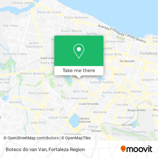 Boteco do van Van map