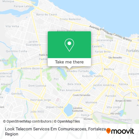 Mapa Look Telecom Servicos Em Comunicacoes