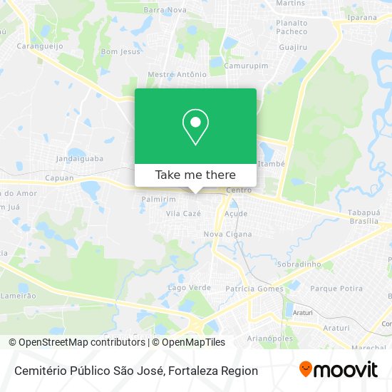 Cemitério Público São José map