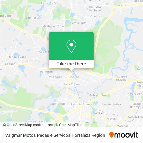 Valgmar Motos Pecas e Servicos map