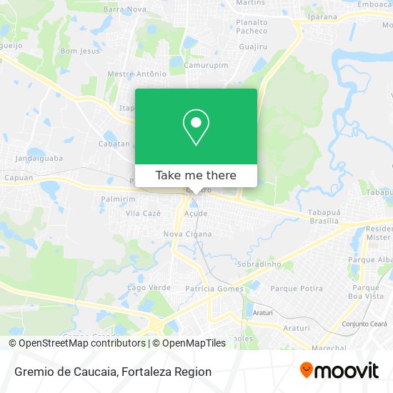 Gremio de Caucaia map