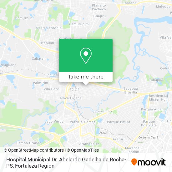 Hospital Municipal Dr. Abelardo Gadelha da Rocha-PS map