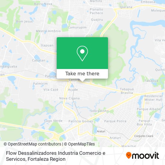 Flow Dessalinizadores Industria Comercio e Servicos map