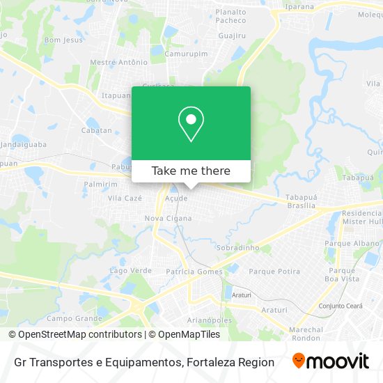 Gr Transportes e Equipamentos map