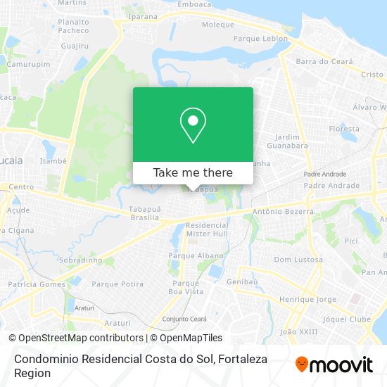 Condominio Residencial Costa do Sol map