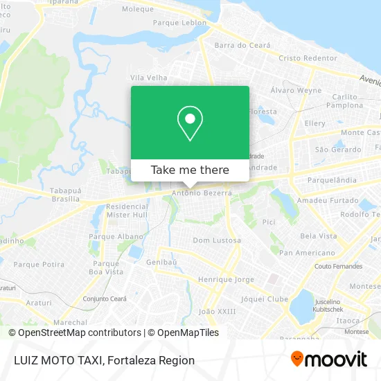 LUIZ MOTO TAXI map