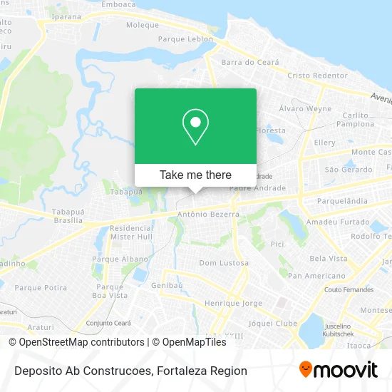 Deposito Ab Construcoes map