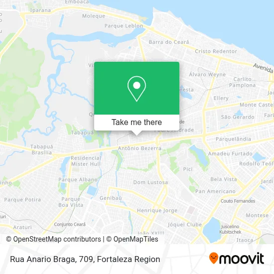 Rua Anario Braga, 709 map