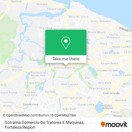 Cotrama Comercio De Tratores E Maquinas map