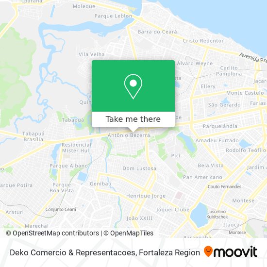 Deko Comercio & Representacoes map