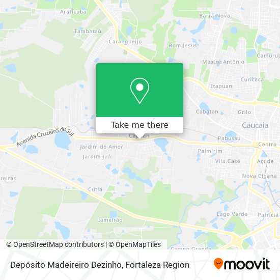 Mapa Depósito Madeireiro Dezinho