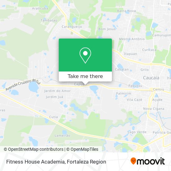 Fitness House Academia map