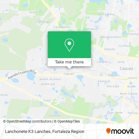 Lanchonete K3 Lanches map