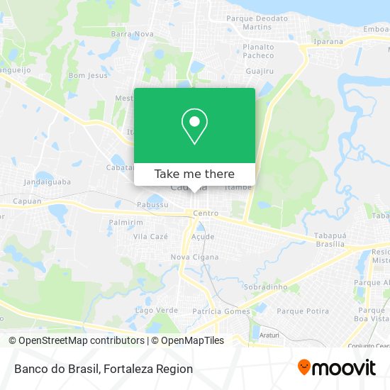 Banco do Brasil map