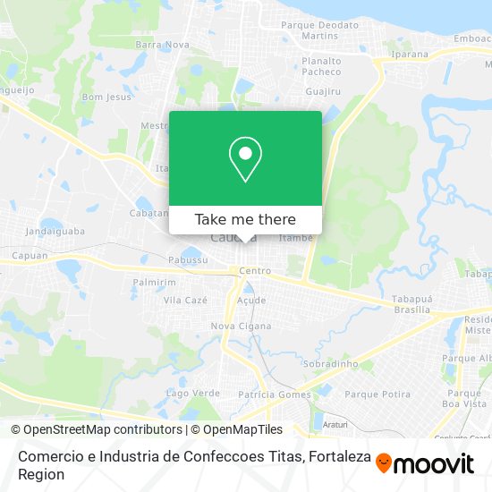 Comercio e Industria de Confeccoes Titas map