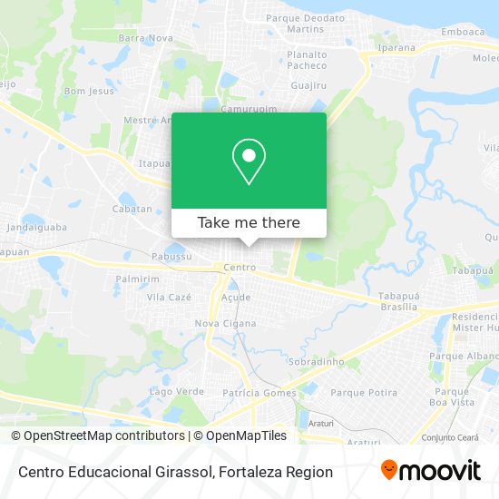 Centro Educacional Girassol map