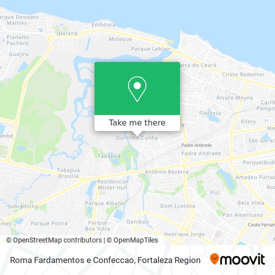 Roma Fardamentos e Confeccao map