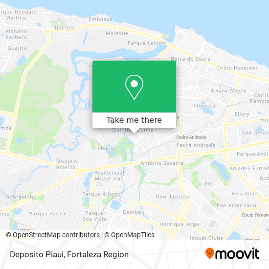 Deposito Piaui map