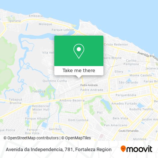 Avenida da Independencia, 781 map
