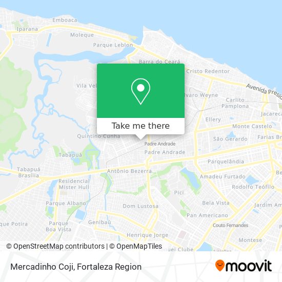 Mercadinho Coji map