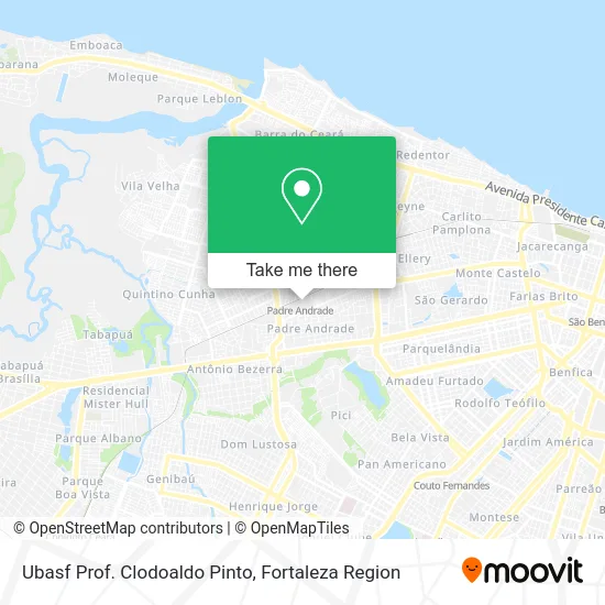 Ubasf Prof. Clodoaldo Pinto map