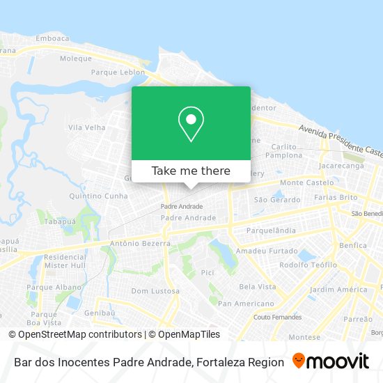 Bar dos Inocentes Padre Andrade map