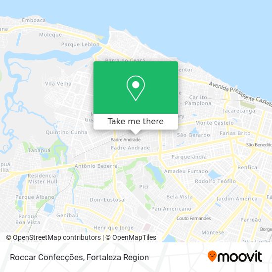 Roccar Confecções map