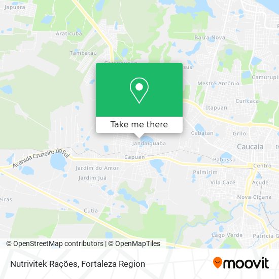 Nutrivitek Rações map