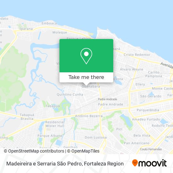 Mapa Madeireira e Serraria São Pedro