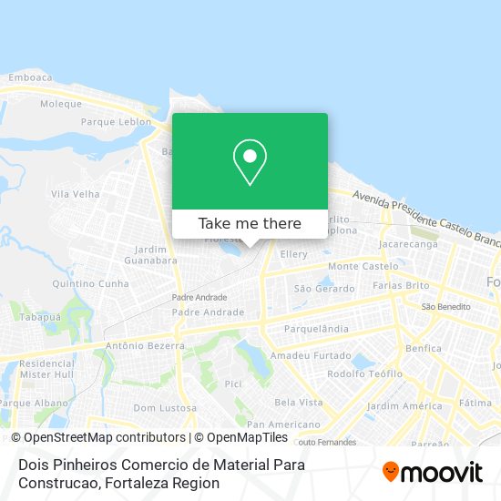 Dois Pinheiros Comercio de Material Para Construcao map