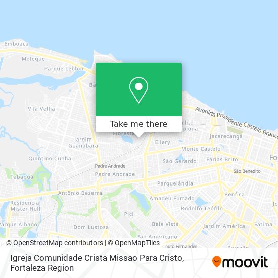 Igreja Comunidade Crista Missao Para Cristo map