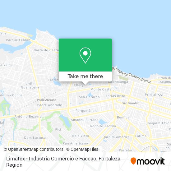 Limatex - Industria Comercio e Faccao map