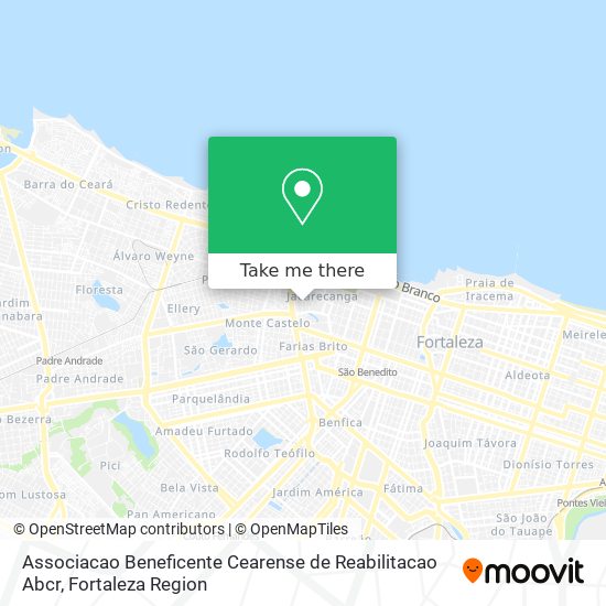 Associacao Beneficente Cearense de Reabilitacao Abcr map